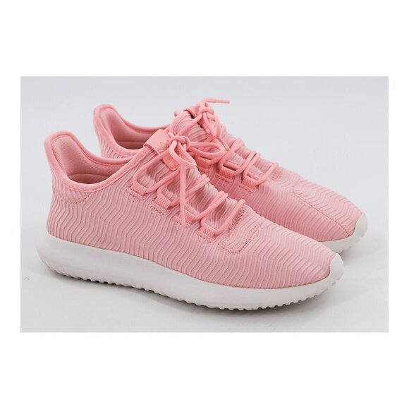 ADIDAS Light Pink Tubular Shadow Trainers Sneakers - Picture 1 of 13